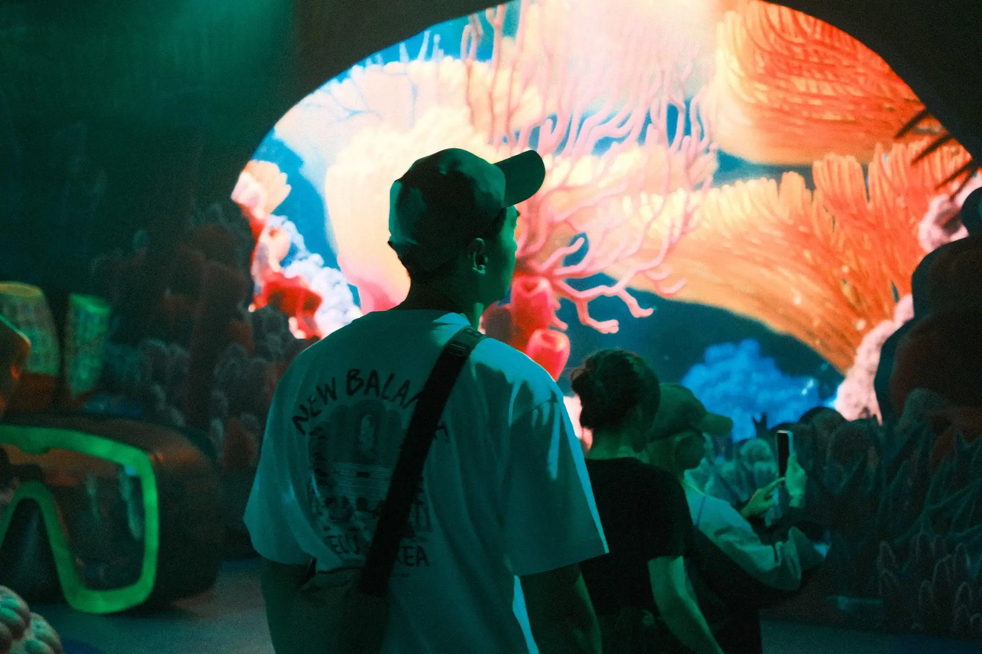 Daniel Yi, DJ GRILL, performing at a venue